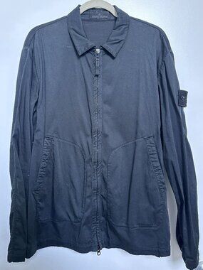 STONE ISLAND GHOST - ZIP UP OVER SHIRT - SIZE L